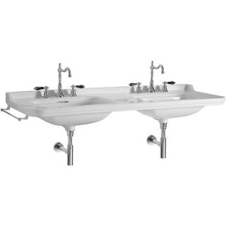 Раковина Kerasan Waldorf  4143K1bi/cr*3 Белая 150 см